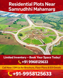 Residential plots near samrudhhi mahamarg and mihan sez nagpur
