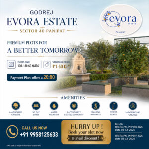 Godrej evora estate panipat photos news