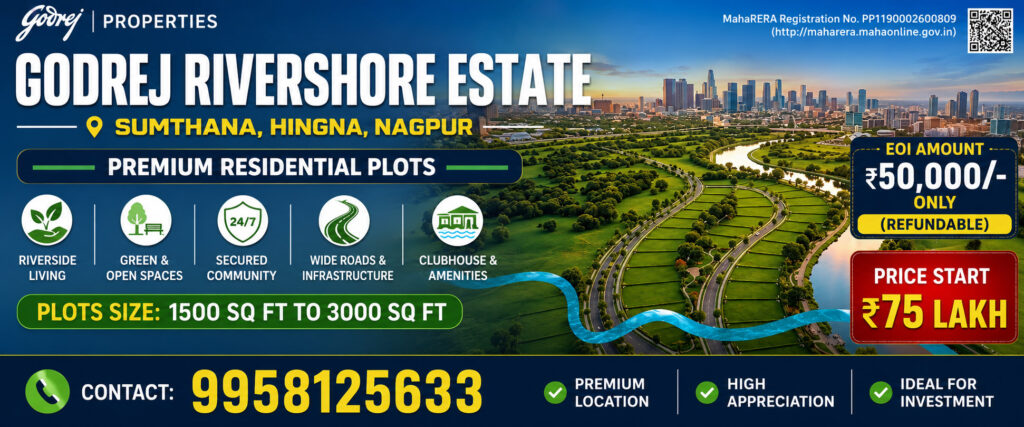 Godrej rivershore estate nagpur news banner