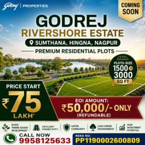 Godrej rivershore estate plot nagpur